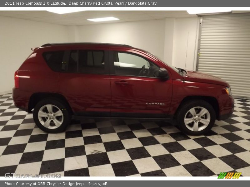 Deep Cherry Red Crystal Pearl / Dark Slate Gray 2011 Jeep Compass 2.0 Latitude