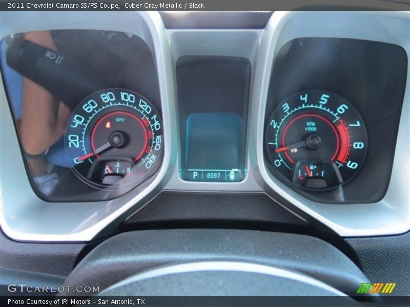Cyber Gray Metallic / Black 2011 Chevrolet Camaro SS/RS Coupe