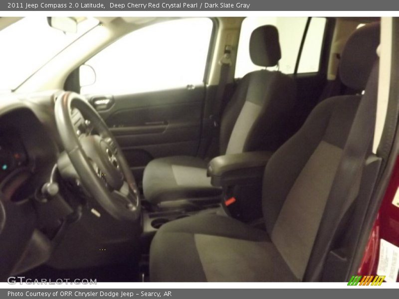 Deep Cherry Red Crystal Pearl / Dark Slate Gray 2011 Jeep Compass 2.0 Latitude