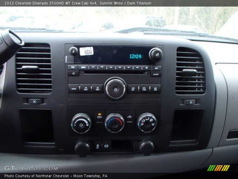 Summit White / Dark Titanium 2013 Chevrolet Silverado 3500HD WT Crew Cab 4x4