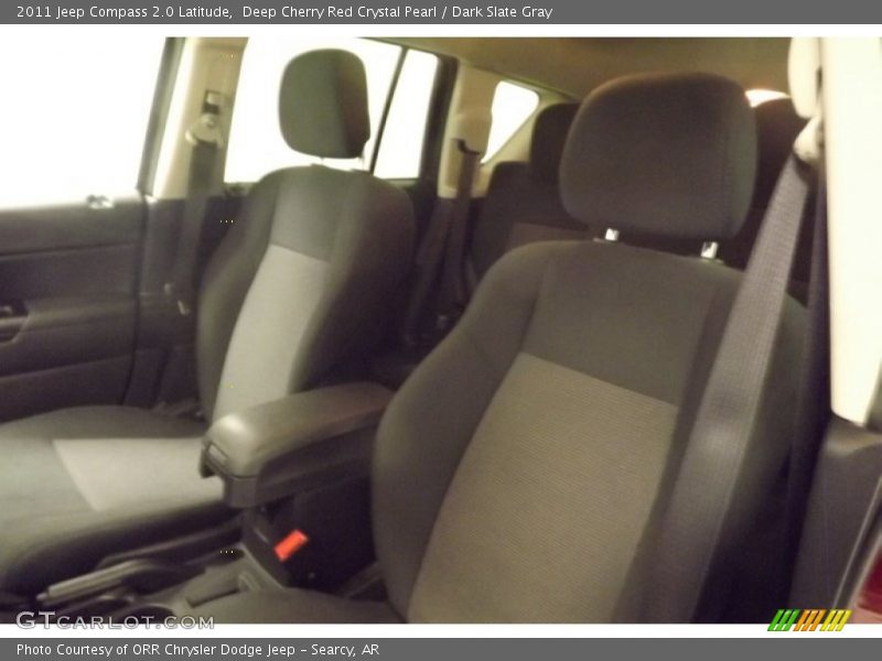 Deep Cherry Red Crystal Pearl / Dark Slate Gray 2011 Jeep Compass 2.0 Latitude