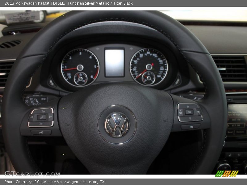 Tungsten Silver Metallic / Titan Black 2013 Volkswagen Passat TDI SEL