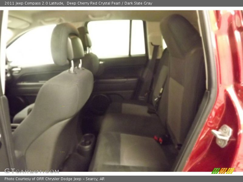 Deep Cherry Red Crystal Pearl / Dark Slate Gray 2011 Jeep Compass 2.0 Latitude