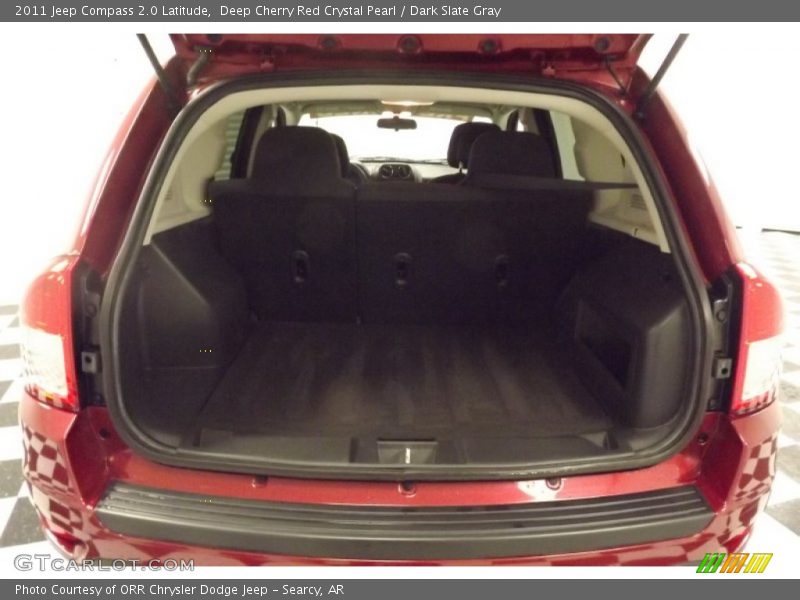 Deep Cherry Red Crystal Pearl / Dark Slate Gray 2011 Jeep Compass 2.0 Latitude