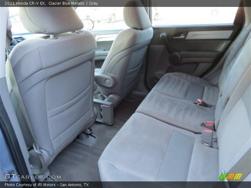 Glacier Blue Metallic / Gray 2011 Honda CR-V EX