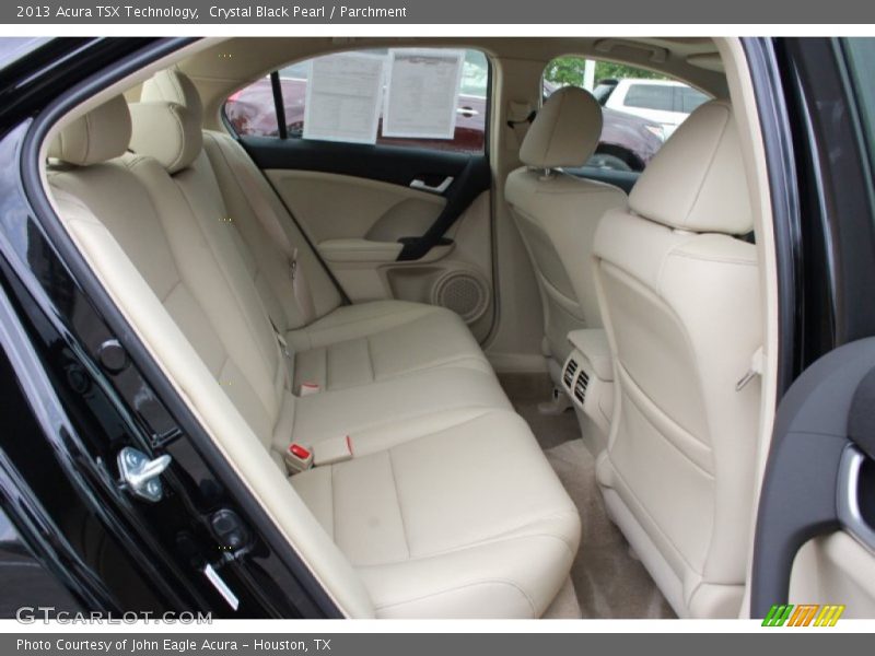 Crystal Black Pearl / Parchment 2013 Acura TSX Technology