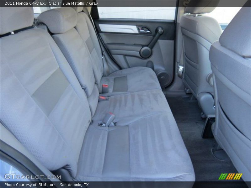 Glacier Blue Metallic / Gray 2011 Honda CR-V EX