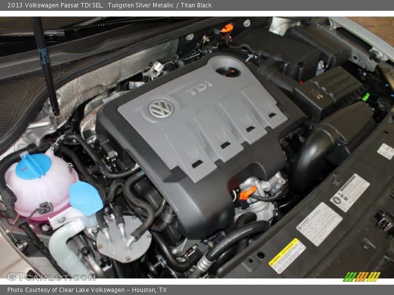 Tungsten Silver Metallic / Titan Black 2013 Volkswagen Passat TDI SEL