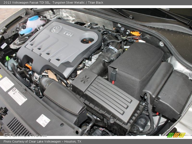 Tungsten Silver Metallic / Titan Black 2013 Volkswagen Passat TDI SEL