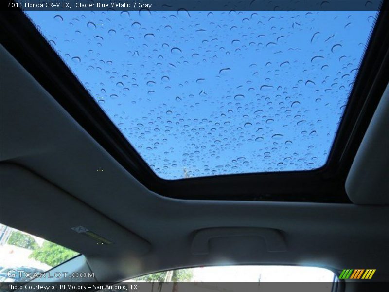 Glacier Blue Metallic / Gray 2011 Honda CR-V EX