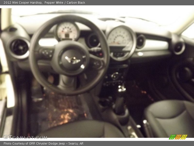 Pepper White / Carbon Black 2012 Mini Cooper Hardtop