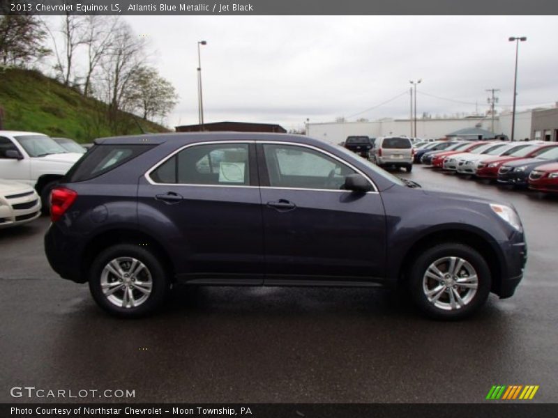 Atlantis Blue Metallic / Jet Black 2013 Chevrolet Equinox LS