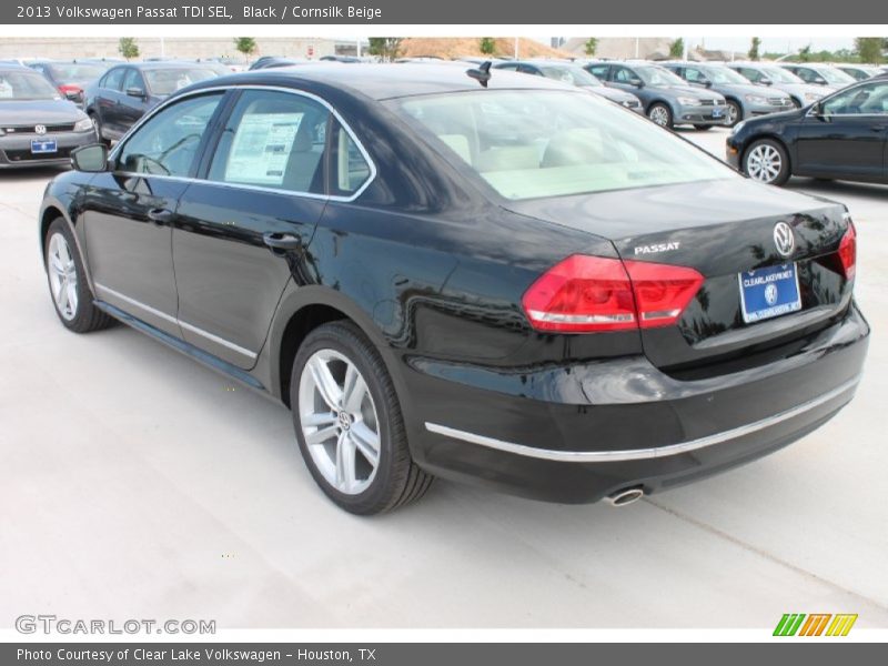 Black / Cornsilk Beige 2013 Volkswagen Passat TDI SEL