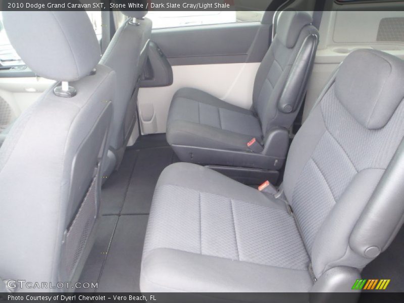 Stone White / Dark Slate Gray/Light Shale 2010 Dodge Grand Caravan SXT