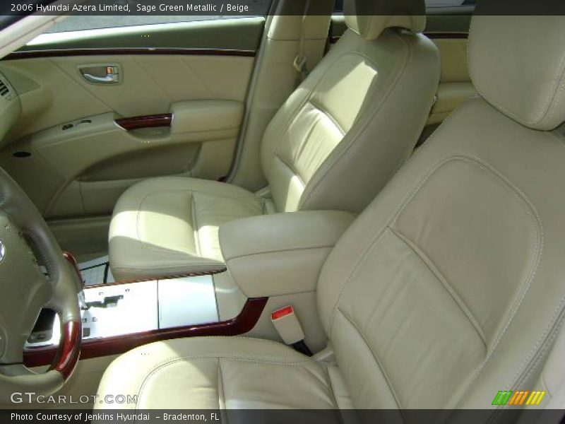 Sage Green Metallic / Beige 2006 Hyundai Azera Limited
