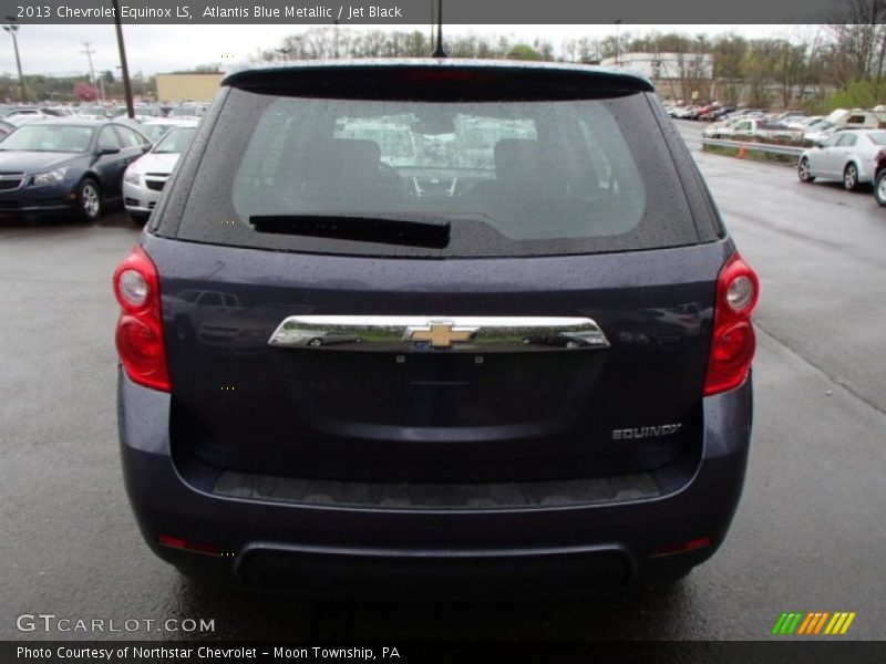 Atlantis Blue Metallic / Jet Black 2013 Chevrolet Equinox LS