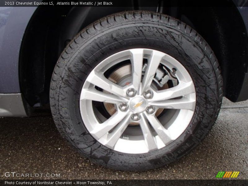 Atlantis Blue Metallic / Jet Black 2013 Chevrolet Equinox LS