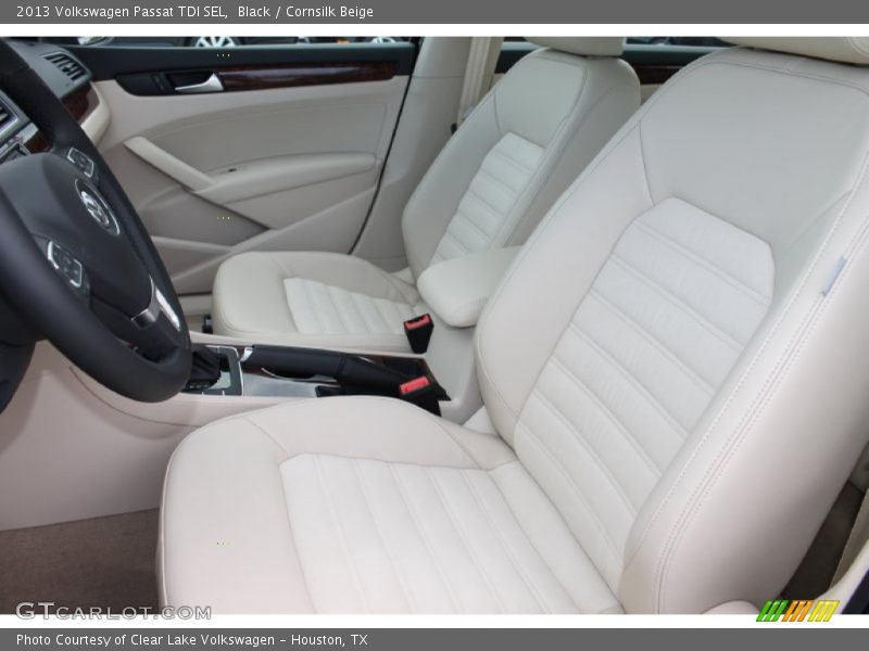 Black / Cornsilk Beige 2013 Volkswagen Passat TDI SEL