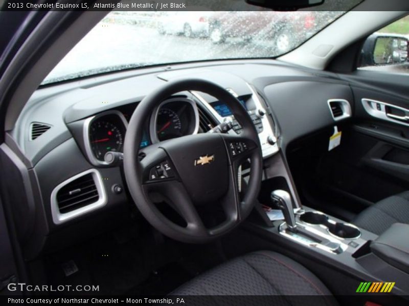 Atlantis Blue Metallic / Jet Black 2013 Chevrolet Equinox LS