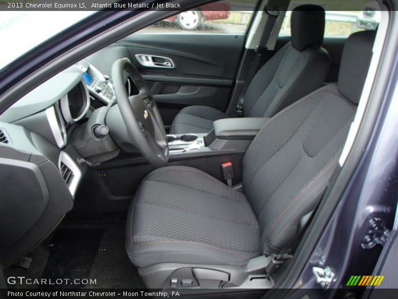 Atlantis Blue Metallic / Jet Black 2013 Chevrolet Equinox LS