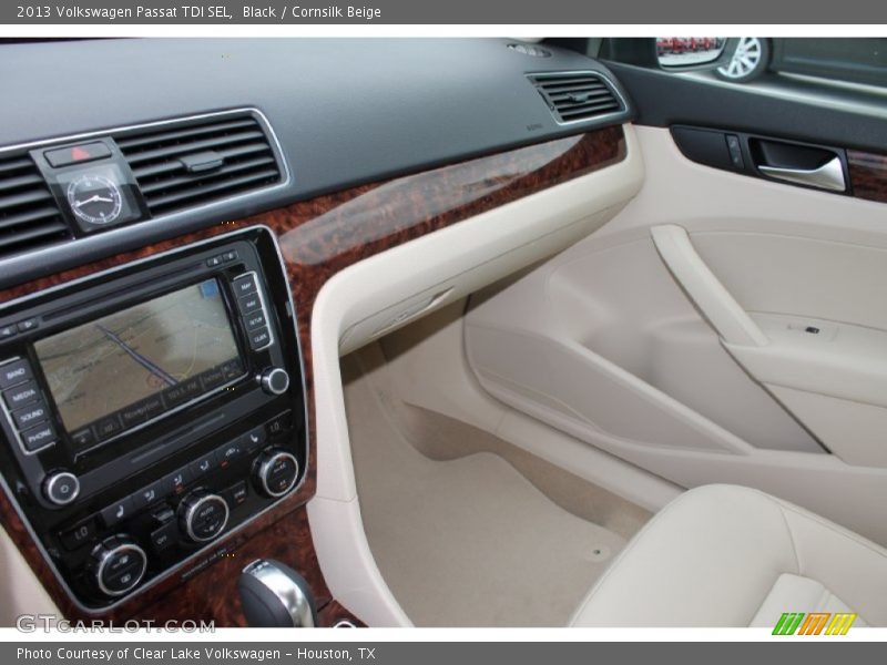 Black / Cornsilk Beige 2013 Volkswagen Passat TDI SEL