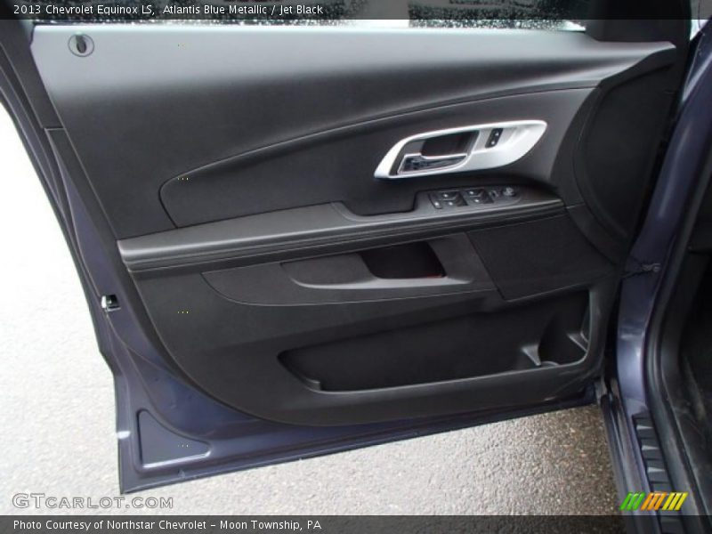 Atlantis Blue Metallic / Jet Black 2013 Chevrolet Equinox LS