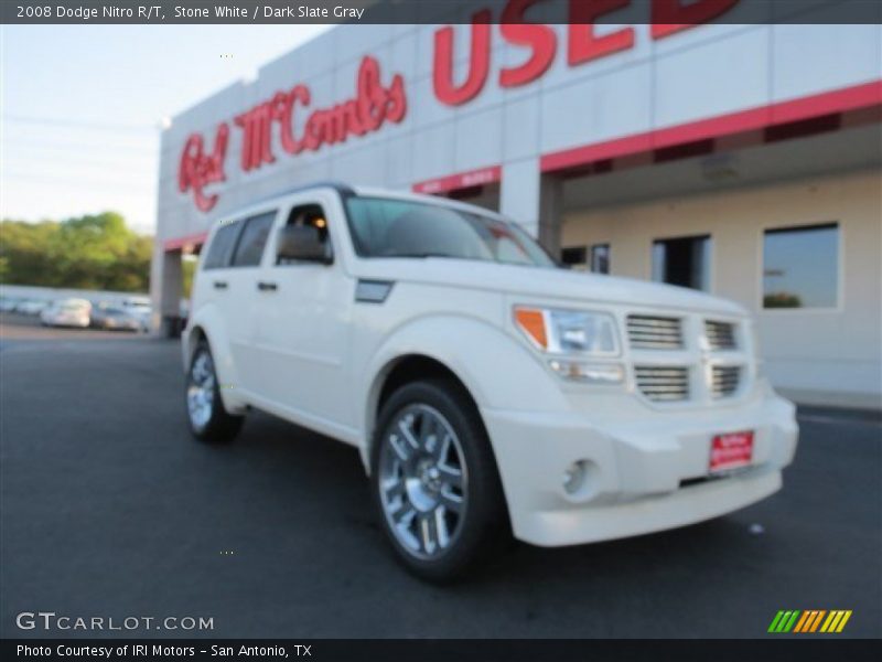 Stone White / Dark Slate Gray 2008 Dodge Nitro R/T
