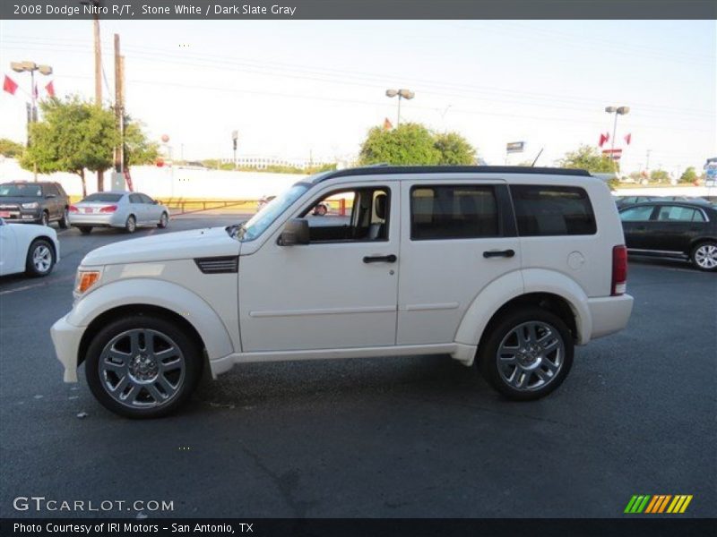 Stone White / Dark Slate Gray 2008 Dodge Nitro R/T