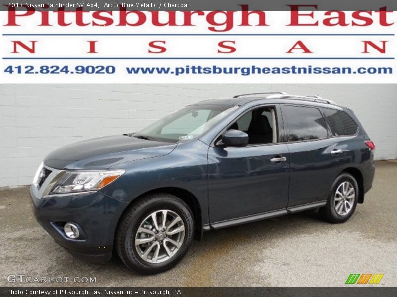 Arctic Blue Metallic / Charcoal 2013 Nissan Pathfinder SV 4x4