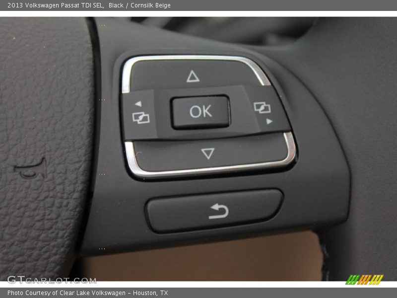 Black / Cornsilk Beige 2013 Volkswagen Passat TDI SEL