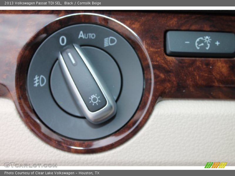 Black / Cornsilk Beige 2013 Volkswagen Passat TDI SEL