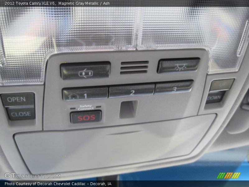 Magnetic Gray Metallic / Ash 2012 Toyota Camry XLE V6
