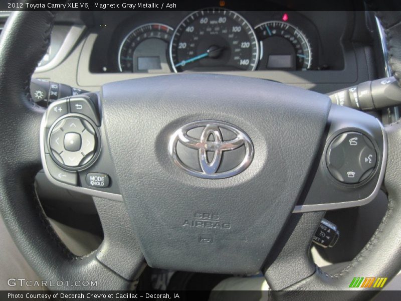 Magnetic Gray Metallic / Ash 2012 Toyota Camry XLE V6