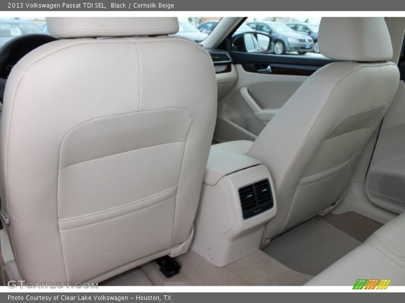 Black / Cornsilk Beige 2013 Volkswagen Passat TDI SEL