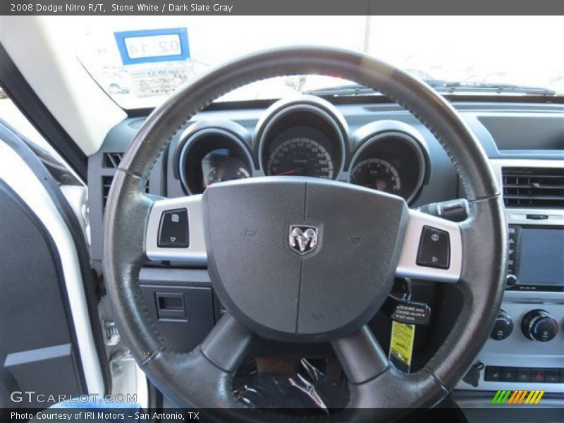 Stone White / Dark Slate Gray 2008 Dodge Nitro R/T