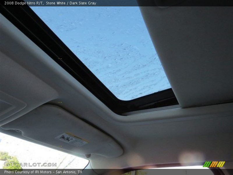 Stone White / Dark Slate Gray 2008 Dodge Nitro R/T