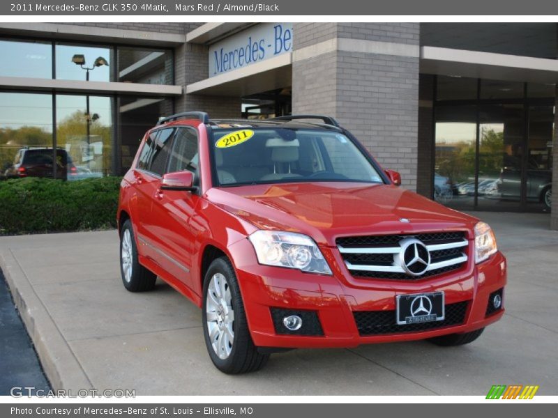 Mars Red / Almond/Black 2011 Mercedes-Benz GLK 350 4Matic