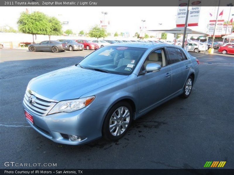 Zephyr Blue Metallic / Light Gray 2011 Toyota Avalon