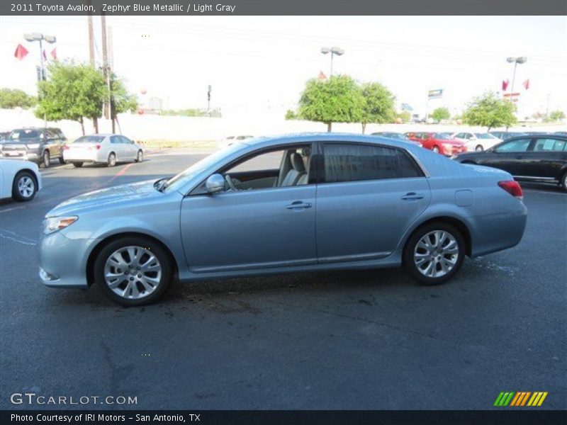 Zephyr Blue Metallic / Light Gray 2011 Toyota Avalon