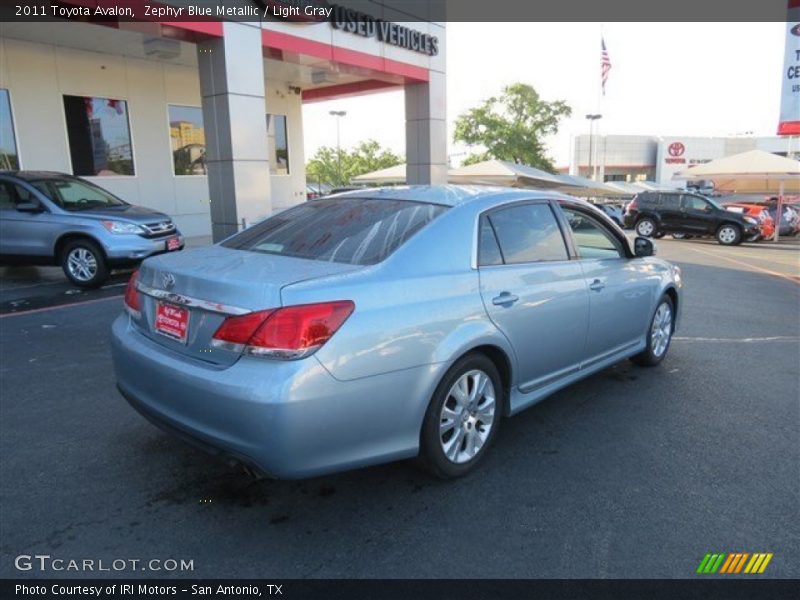 Zephyr Blue Metallic / Light Gray 2011 Toyota Avalon