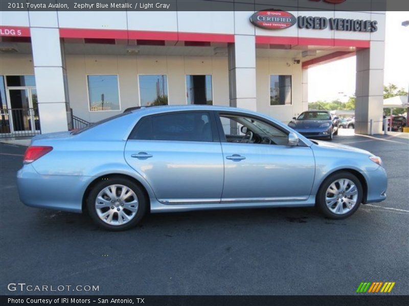 Zephyr Blue Metallic / Light Gray 2011 Toyota Avalon