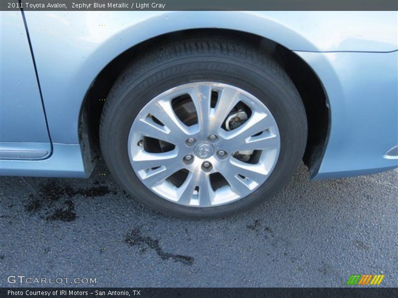 Zephyr Blue Metallic / Light Gray 2011 Toyota Avalon