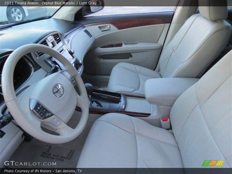 Zephyr Blue Metallic / Light Gray 2011 Toyota Avalon