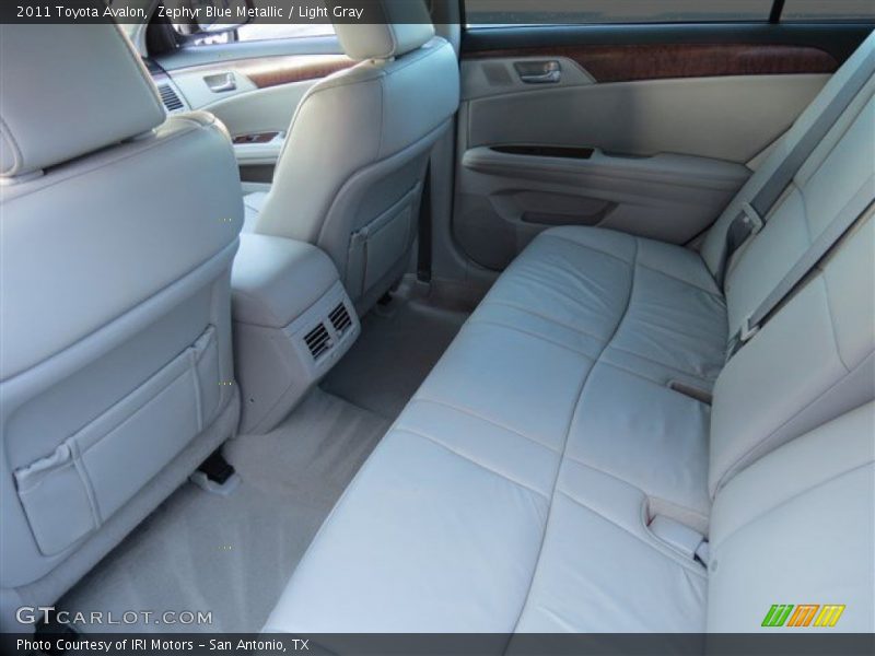 Zephyr Blue Metallic / Light Gray 2011 Toyota Avalon