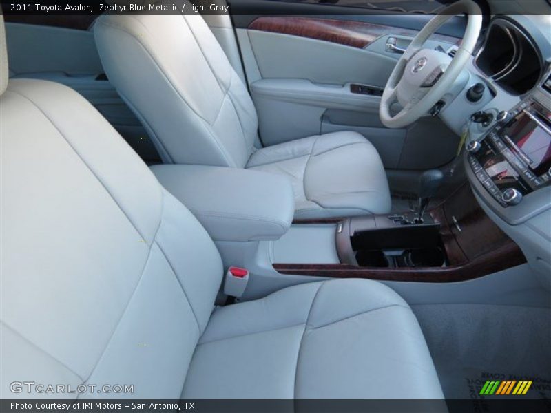 Zephyr Blue Metallic / Light Gray 2011 Toyota Avalon