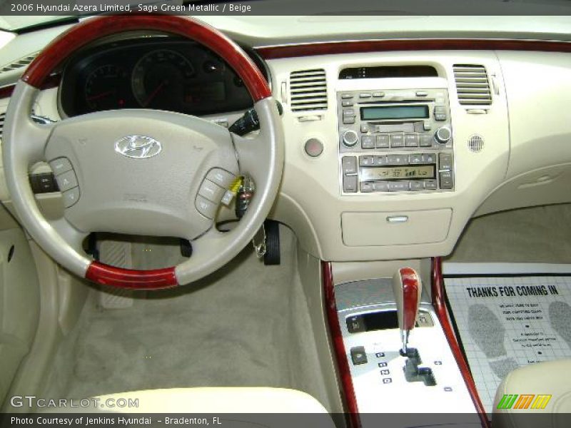 Sage Green Metallic / Beige 2006 Hyundai Azera Limited