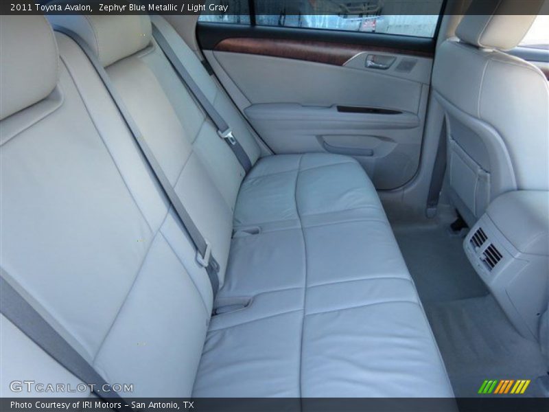 Zephyr Blue Metallic / Light Gray 2011 Toyota Avalon