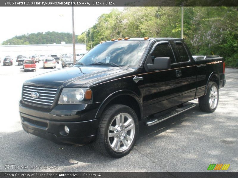 Black / Black 2006 Ford F150 Harley-Davidson SuperCab 4x4