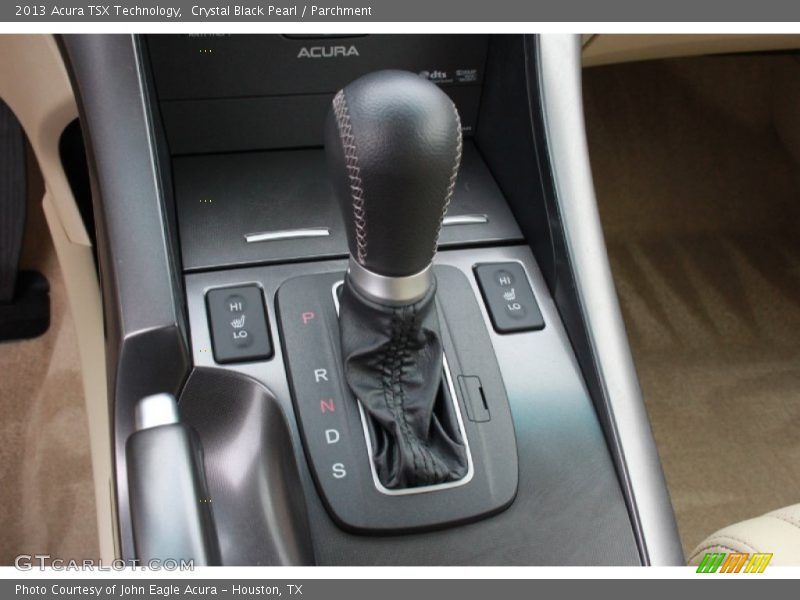 Crystal Black Pearl / Parchment 2013 Acura TSX Technology