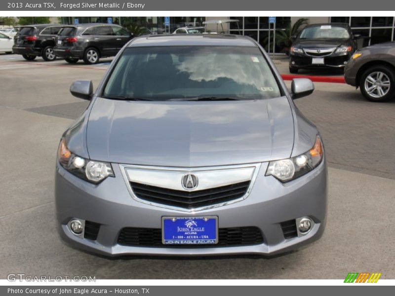 Forged Silver Metallic / Ebony 2013 Acura TSX